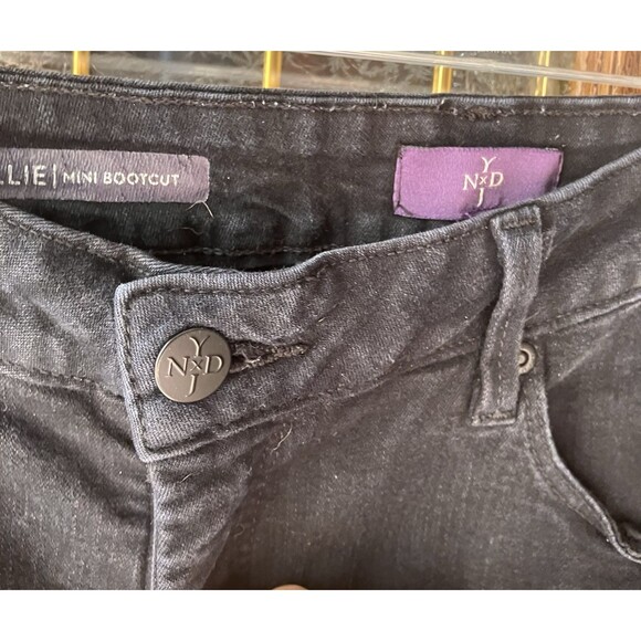 NYDJ Women's 14 Billie Mini Bootcut Black Lift & Tuck Technology Made in USA EUC - Picture 2 of 15